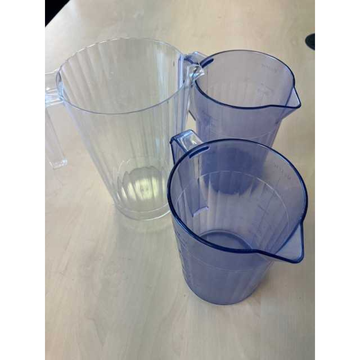 Plastic pitcher jugs