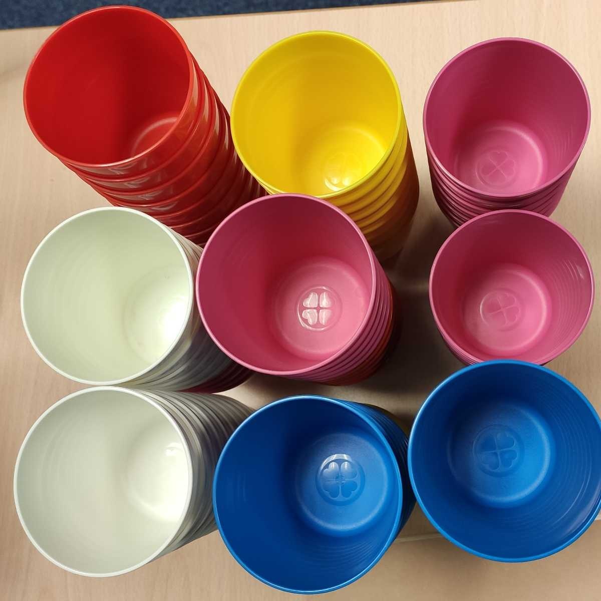 Set of 10 plastic Cups