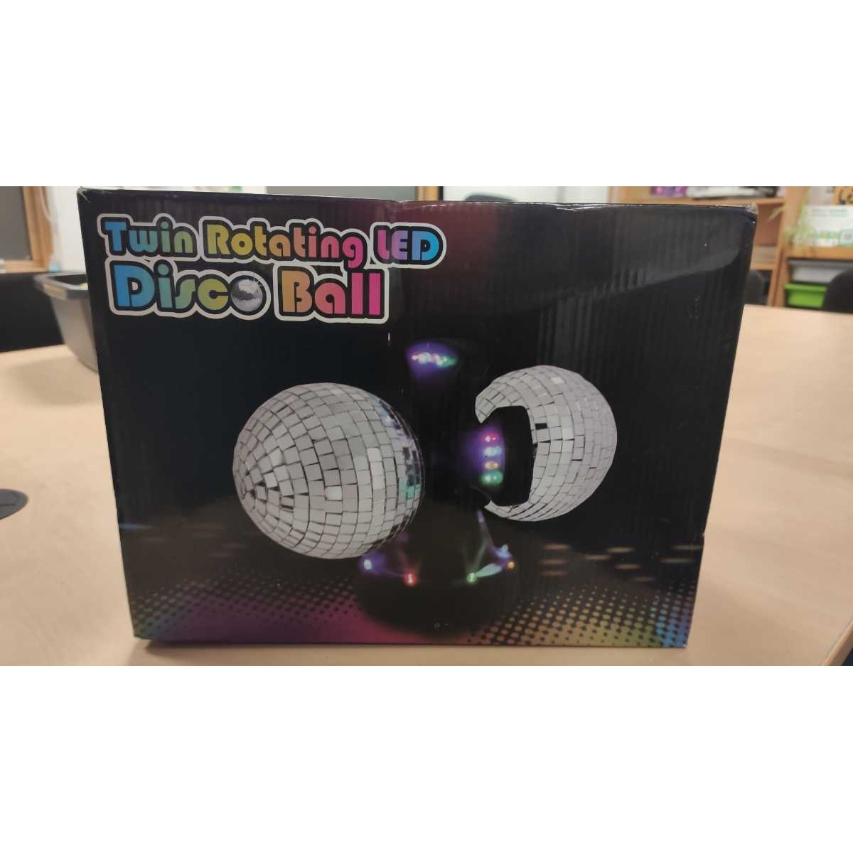 Twin Rotating Disco Ball
