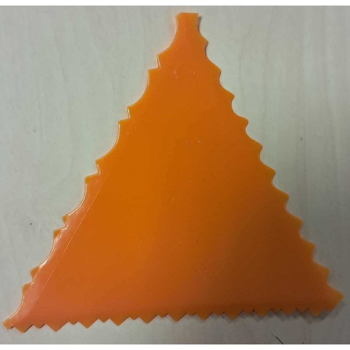 Decorative Triangle Cream Scraper