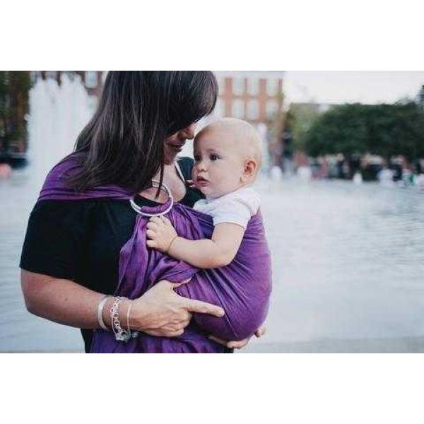 Soul Purple Linen Ring Sling - Viola