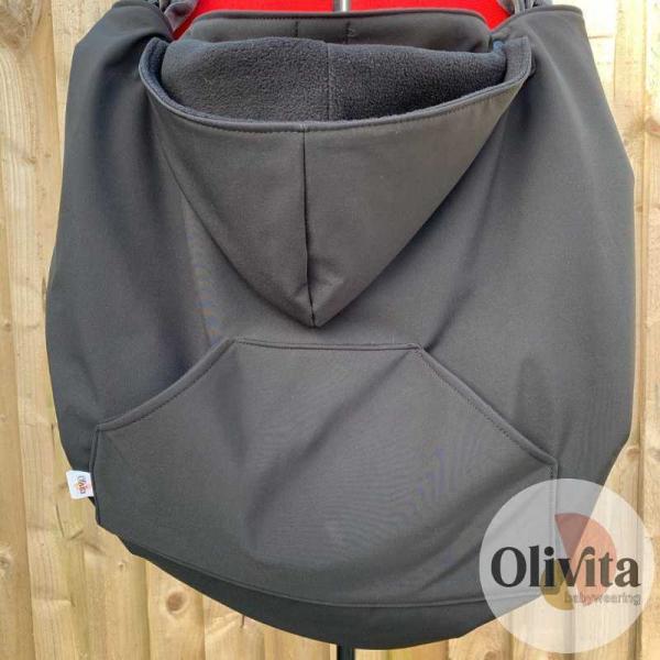 Olivita sling cover - black fleece lined