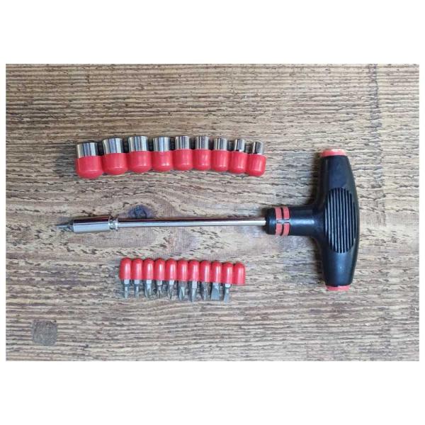 Removed: Given away. Screwdriver socket set