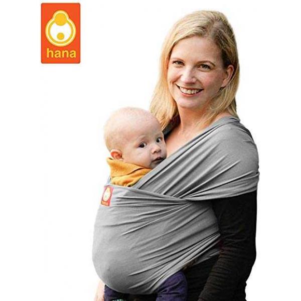 Hana Baby Bamboo Stretchy Wrap - Olive Grey (sold)