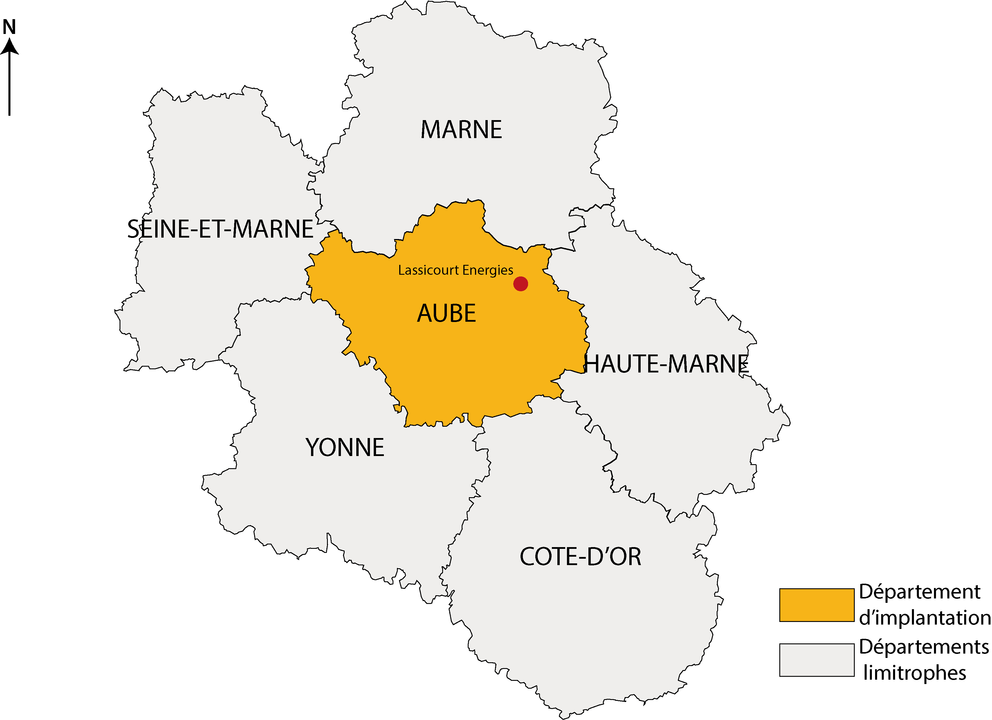Carte implantation