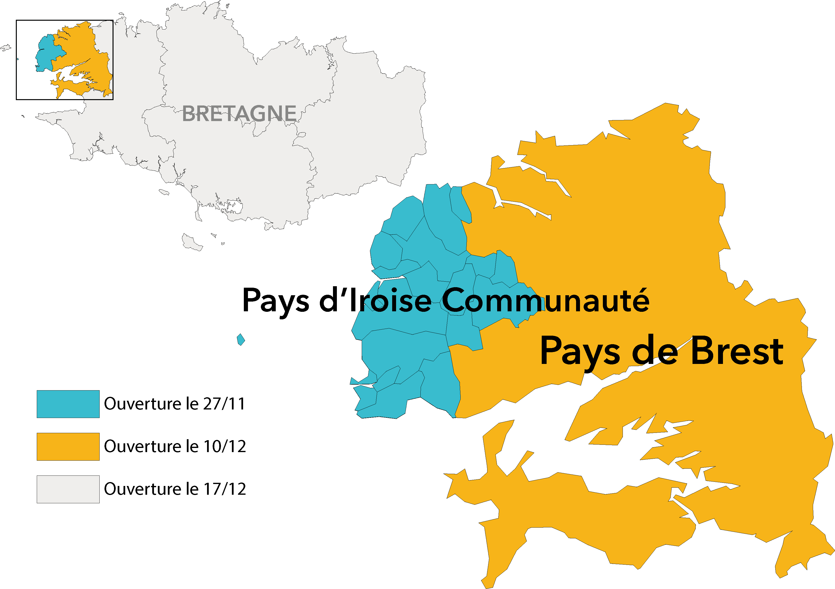Territoires éligibles