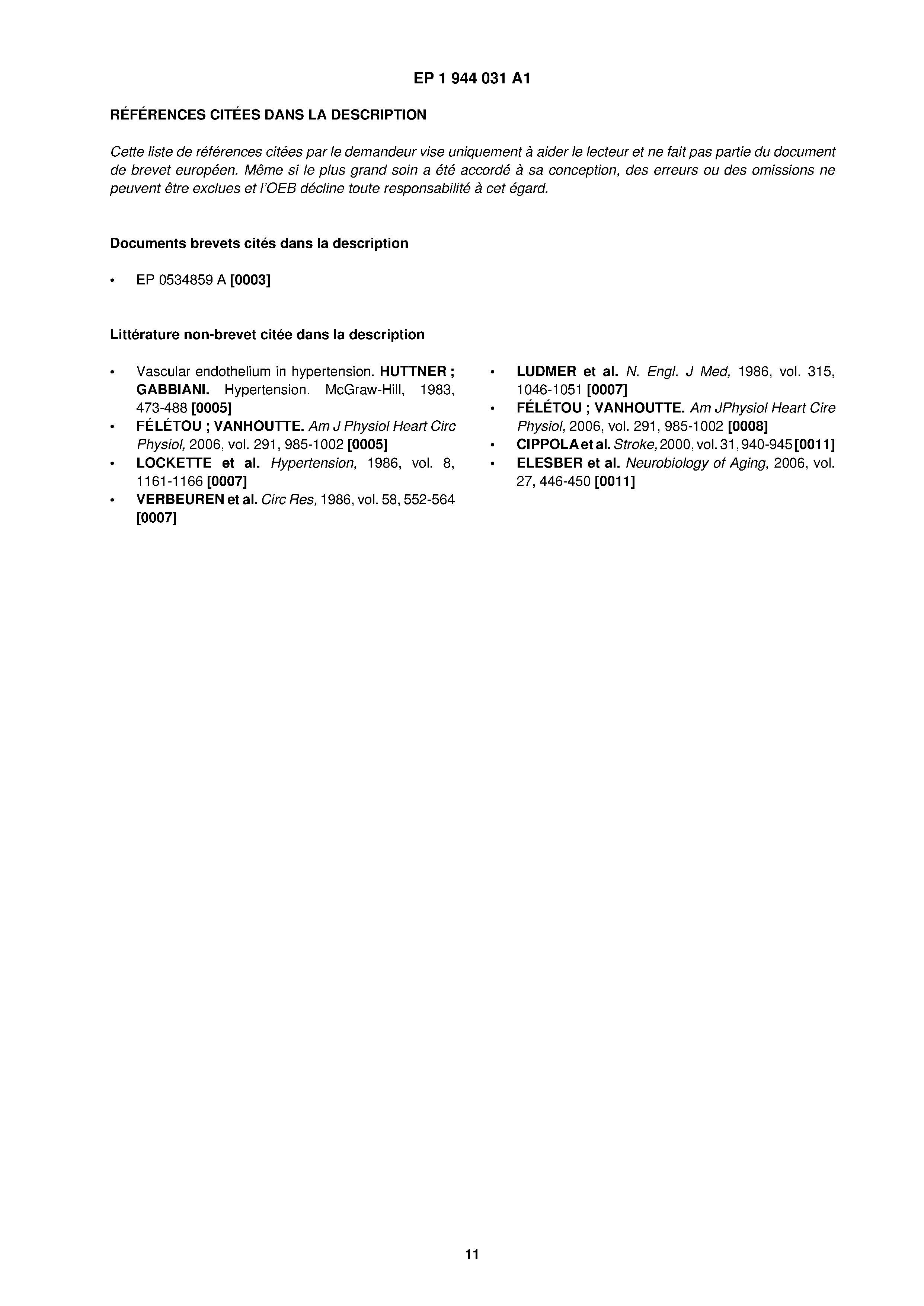 Ep A1 Use Of Ivabradine For The Treatment Of Endothelial Dysfunction The Lens Free Open Patent And Scholarly Search
