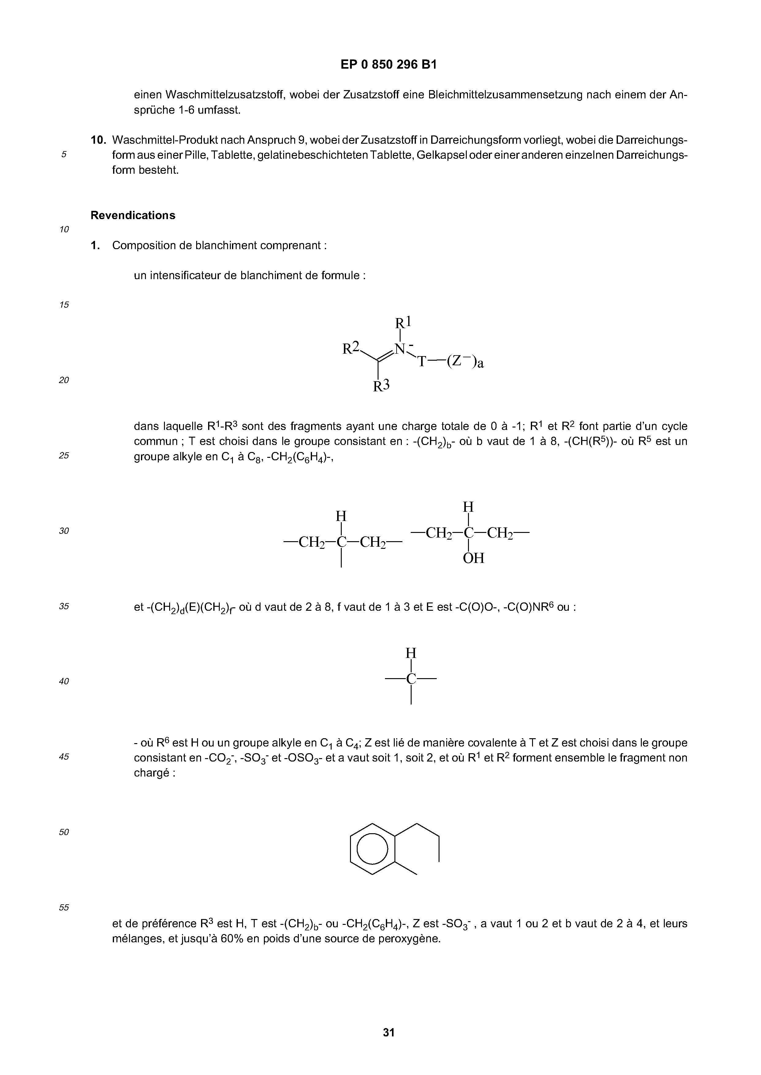 Ep 0850296 B1 Color Safe Bleach Boosters Compositions And Laundry Methods Employing Same The Lens Free Open Patent And Scholarly Search