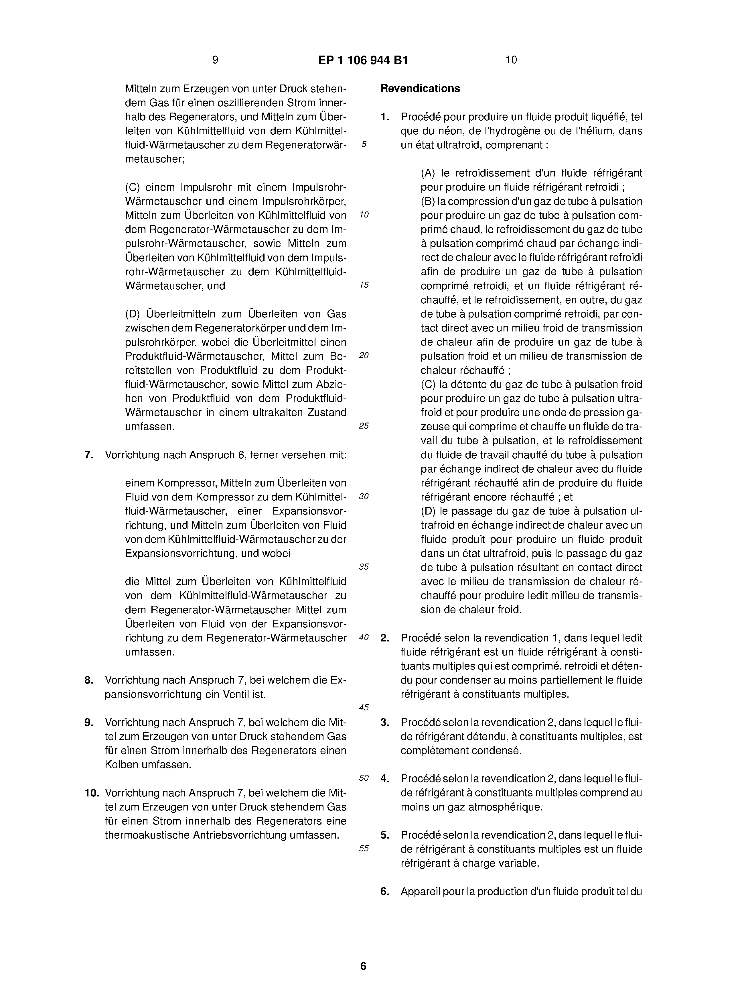 Ep 1106944 A1 Cryogenic Ultra Cold Hybrid Liquefier The Lens Free Open Patent And Scholarly Search