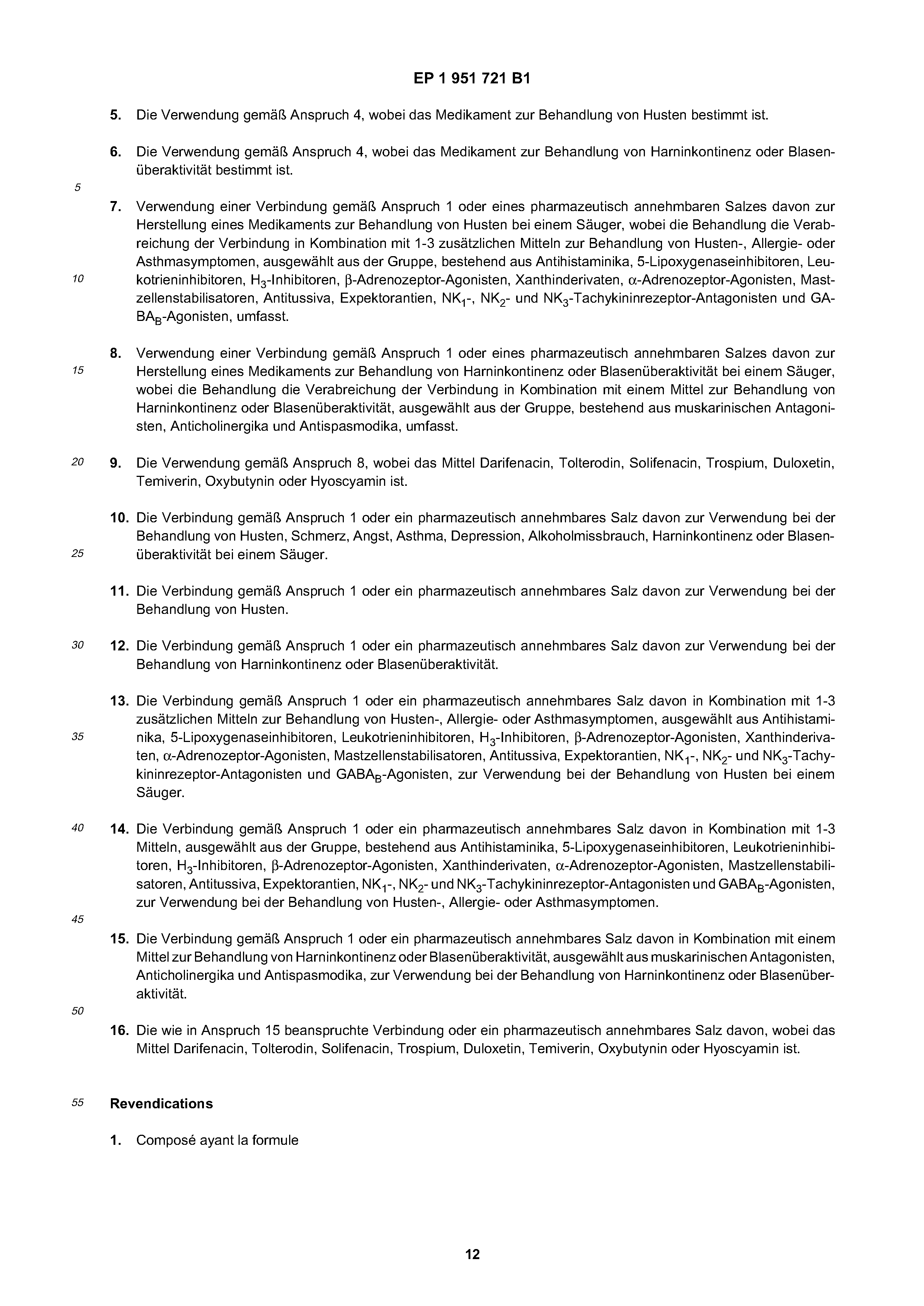 Ep 1951721 B1 3 Monosubstituted Tropane Derivative As Nociceptin Receptor Ligand The Lens Ep 1951721 B1 3 Monosubstituted Tropane Derivative As Nociceptin Receptor Ligand The Lens