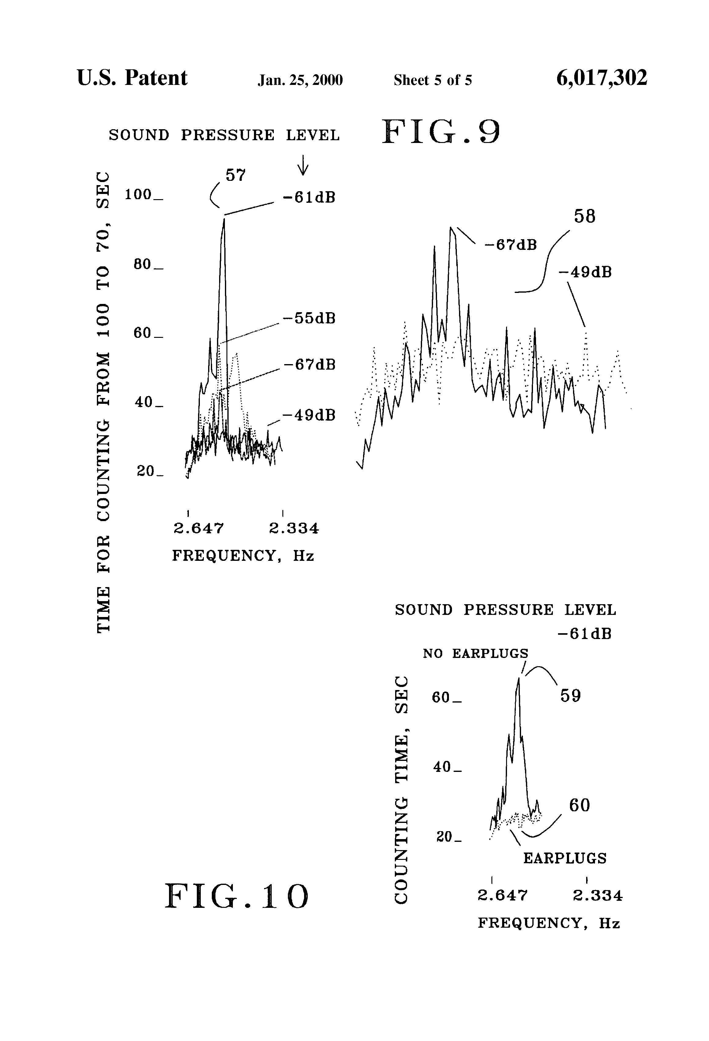 US 6017302 A - Subliminal acoustic manipulation of nervous