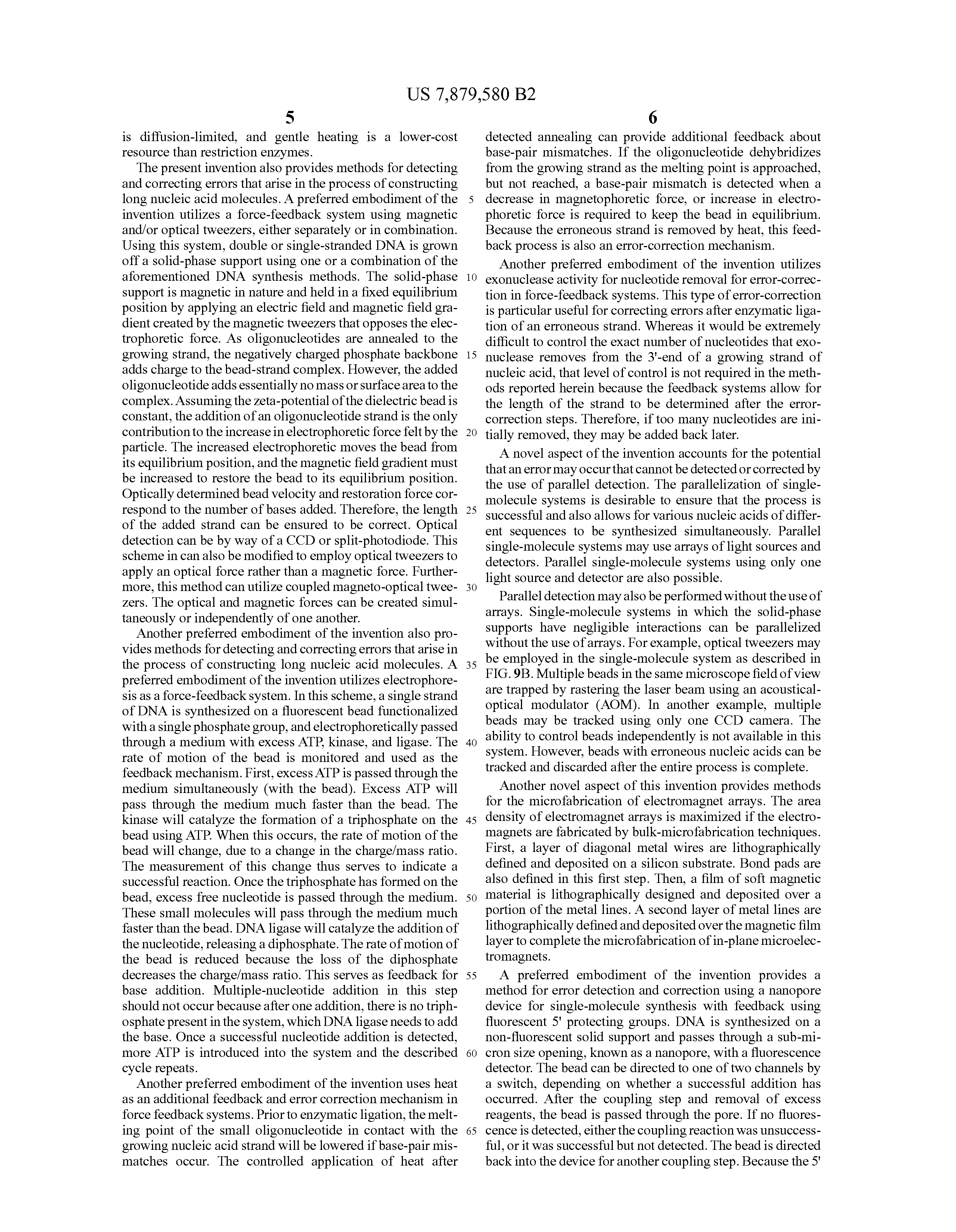 Us B2 Methods For High Fidelity Production Of Long Nucleic Acid Molecules Full Text