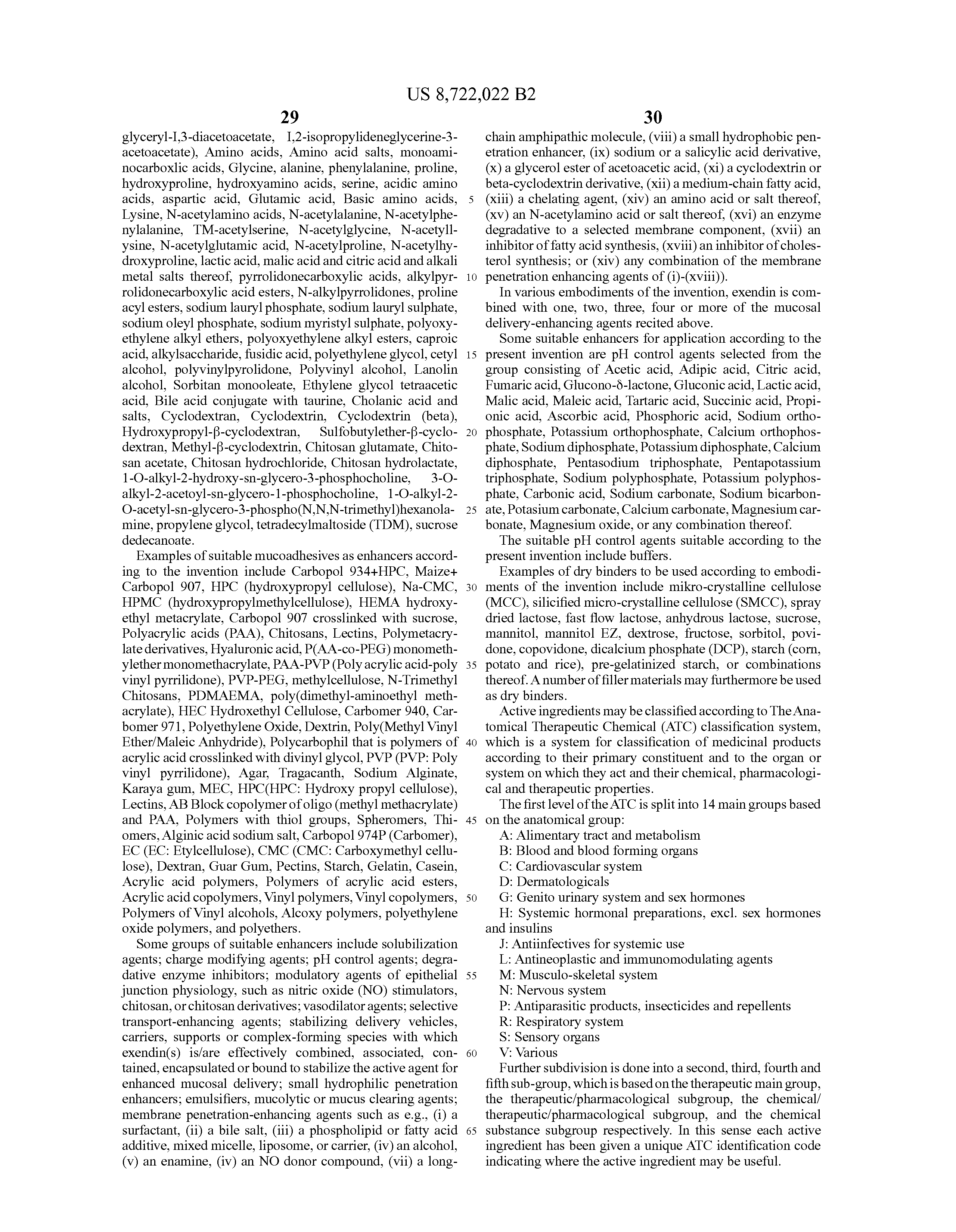 Us 8722022 b2 chewing gum tablet and method of dosing ... Thorengaard
