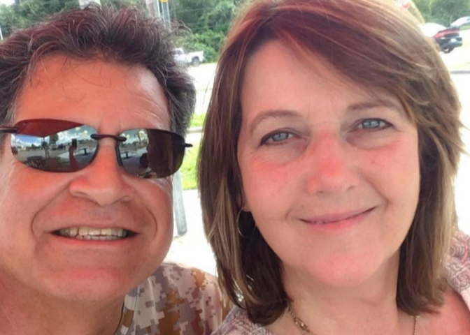 Terri Rodriguez and husband
