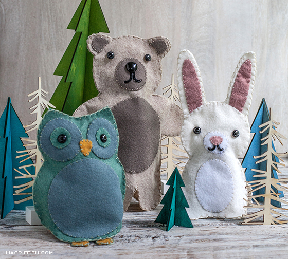 34+ Woodland Felt Animals