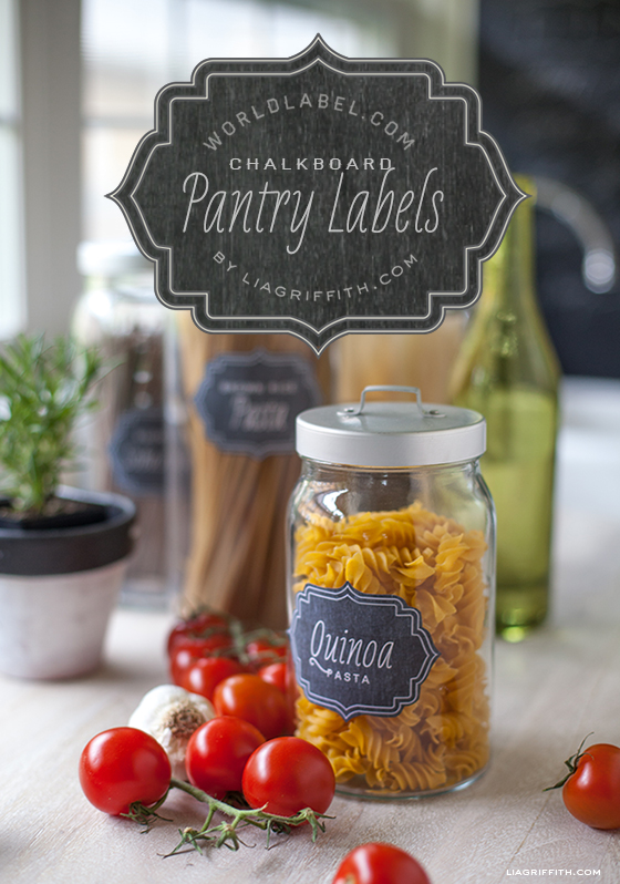 Printable Pantry Labels In A Vintage Chalkboard Style