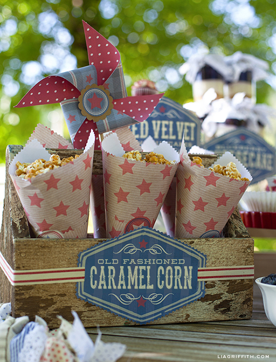 Fourth of July Caramel Corn