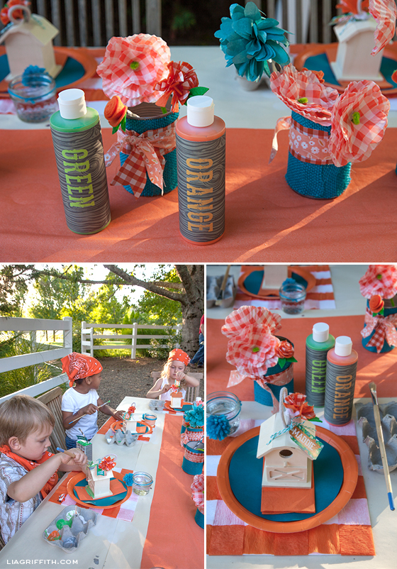 Diy Kid S Farm Party Dining Table Crafts