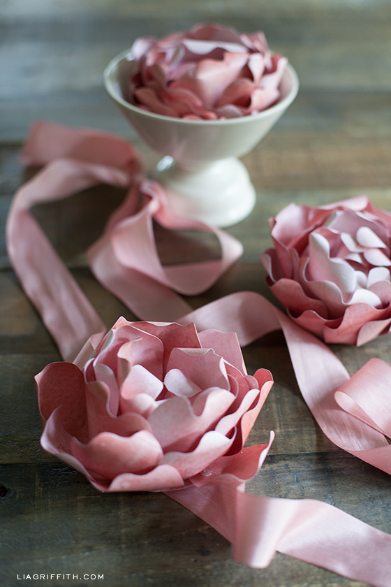 diy paper peony