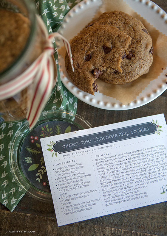 printable christmas recipe cards christmas recipe cards