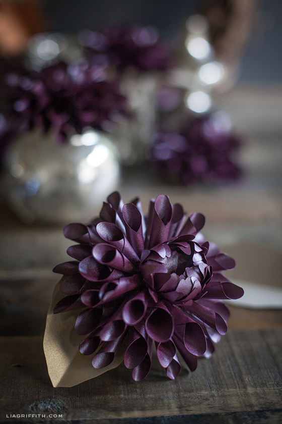 make a paper dahlia for fall lia griffith paper dahlia flower template