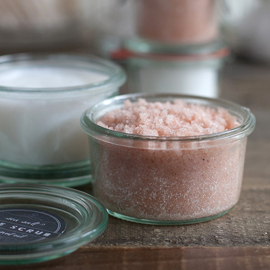 Sea Salt Face Scrub and Coconut Oil Makeup Remover