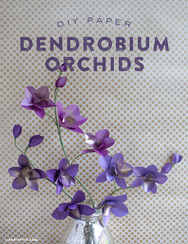 diy metallic paper orchid how to make orchid paper flower