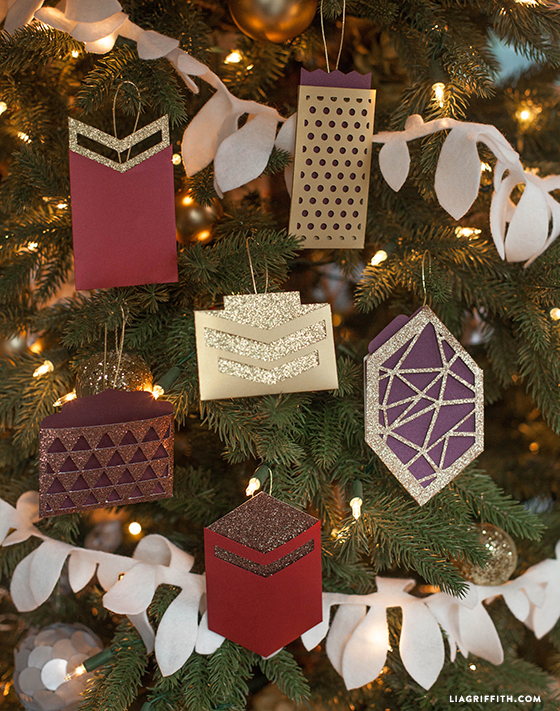 make a pretty gift card holder ornament lia griffith