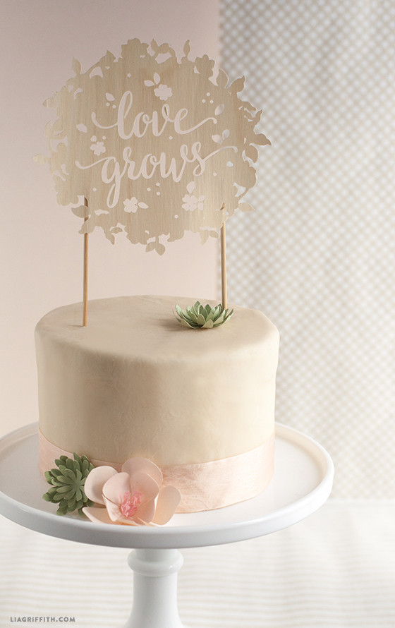 Diy Wedding Cake And Cupcake Topper Lia Griffith