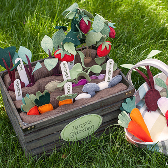 DIY Felt Veggie Garden Lia Griffith