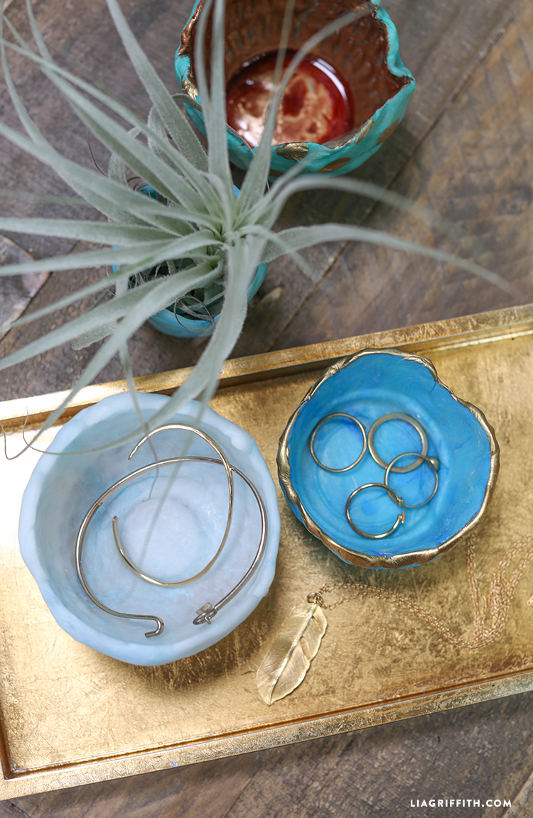 DIY Jewelry Holder Bowls Lia Griffith