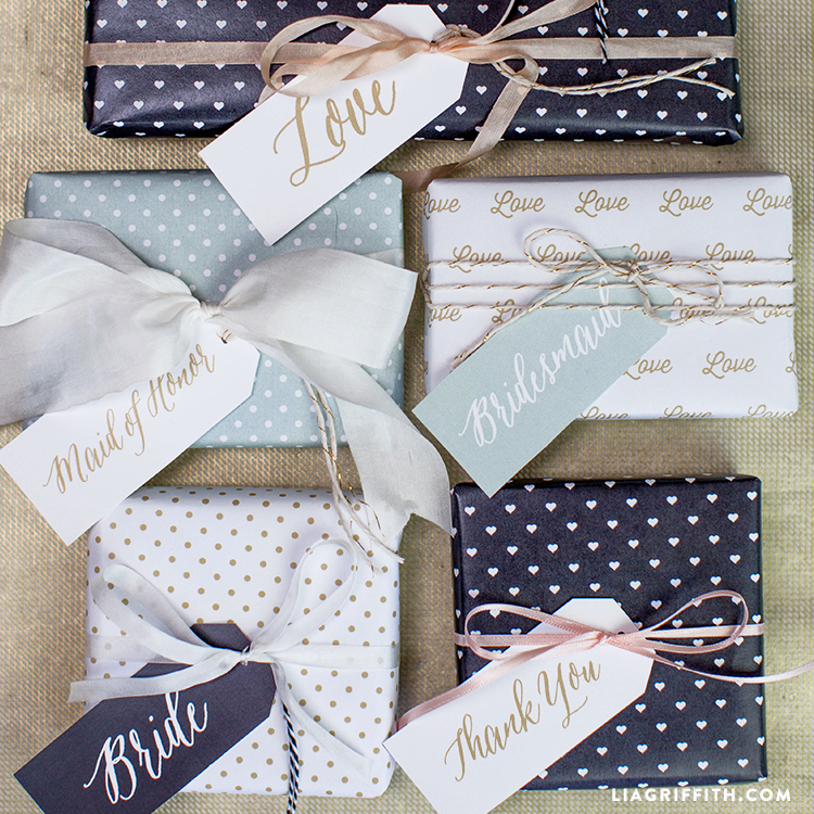 printable wedding gift tags lia griffith