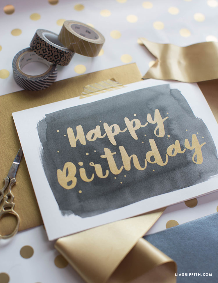 Inspirational 10 Happy Birthday Modern Card