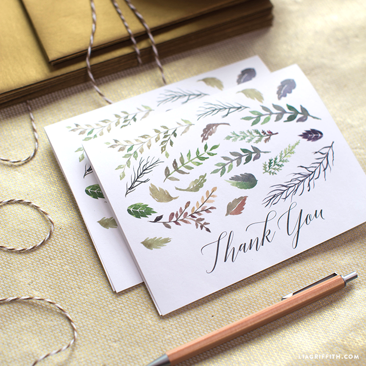 print your own thank you cards