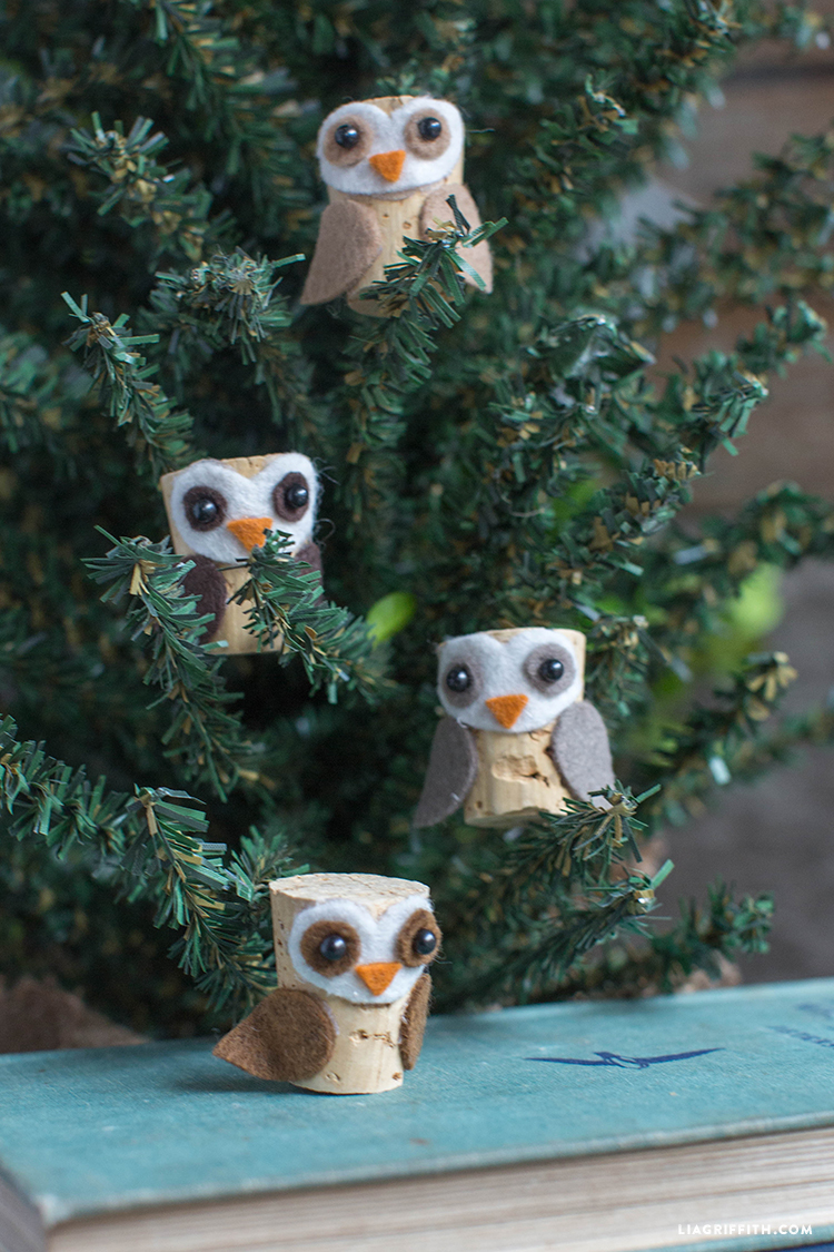 DIY Cork Owl Craft Lia Griffith