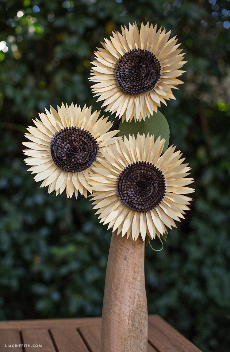 diy paper sunflower lia griffith sun flower paper