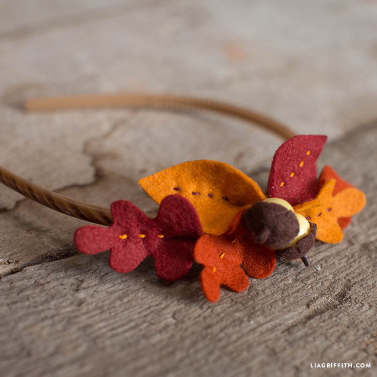 Felt Leaf Headband - Lia Griffith