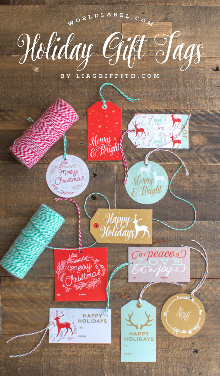 printable holiday gift labels lia griffith