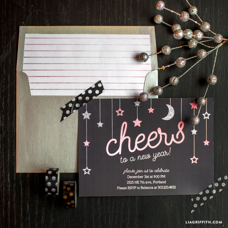 new years eve party invitations for teens lia griffith new years party invite