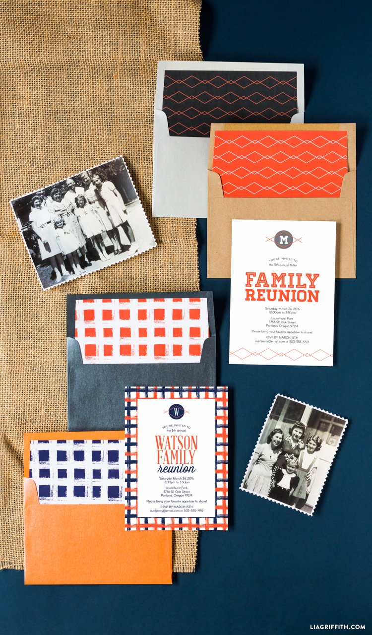 family reunion invitations