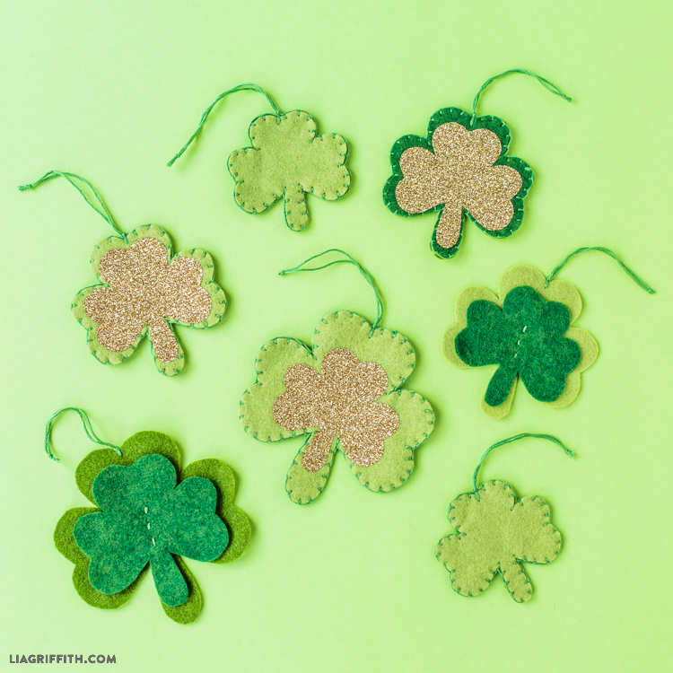 Felt Shamrock Craft Project Lia Griffith