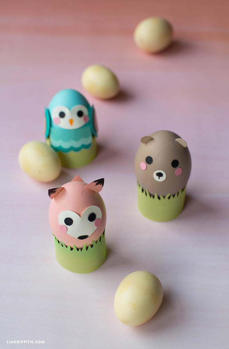 Woodland Animal Easter Eggs Lia Griffith