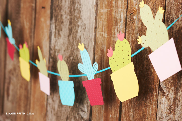 Paper Cactus Garland Lia Griffith