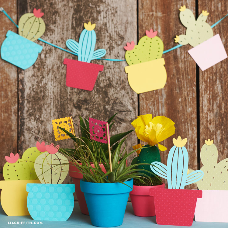 Paper Cactus Garland Lia Griffith