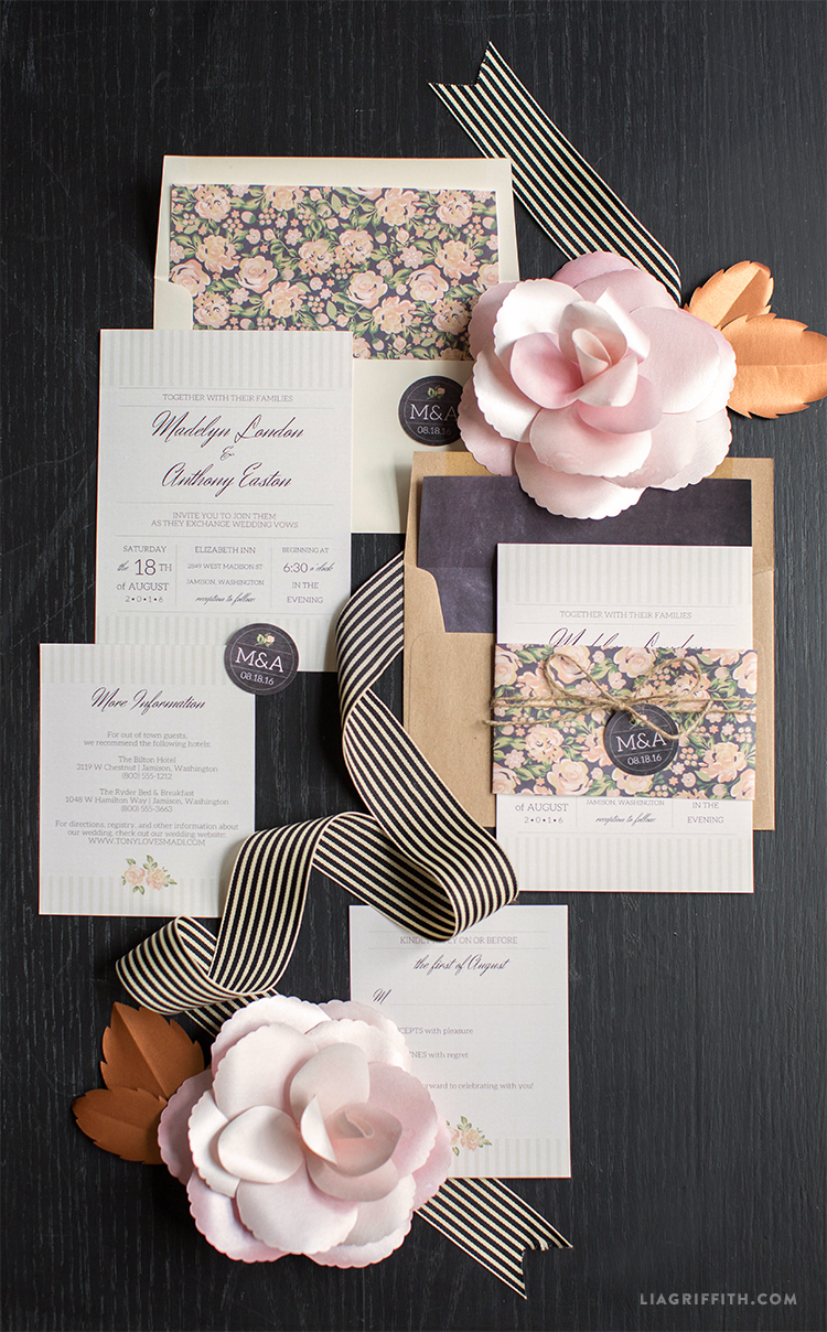 antique wedding invitations