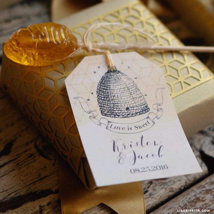 wedding favor tags
