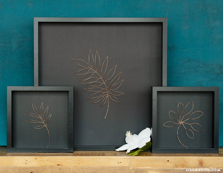 Botanical Copper Wall Art Botanical Copper Wall Art