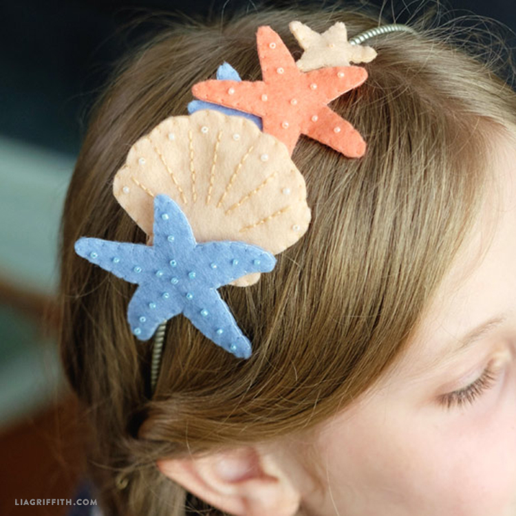 Felt Mermaid Headband Lia Griffith