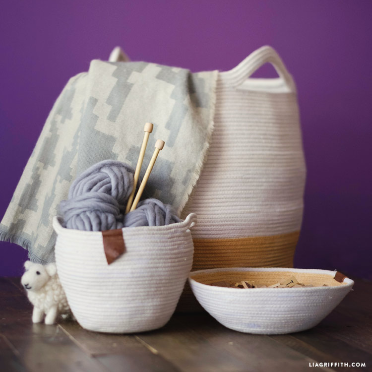 diy cotton clothesline baskets lia griffith calendar with lines printable