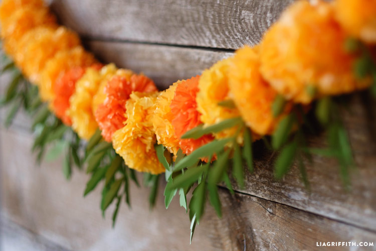 Tissue Paper Marigolds Lia Griffith